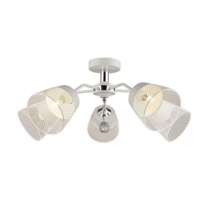 Потолочная люстра Seven Fires Donetella WD3518/5C-WT-CR-WT