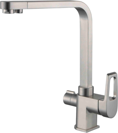 Смеситель для кухни Zorg Sanitary ZR 334 YF-NICKEL никель