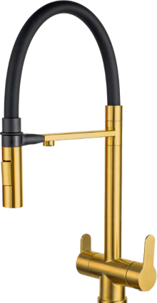 Смеситель для кухни Zorg Sanitary SZR-3030 BRONZE бронза