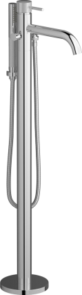 Смеситель для ванны с душем IB Rubinetterie Industria ID399CC_1 напольный, chrome