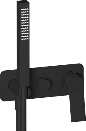 Смеситель для ванны с душем IB Rubinetterie Wave EWA313NP matt black