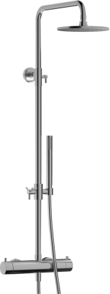 Душевая стойка IB Rubinetterie Milanotorino MT801SS brushed nickel