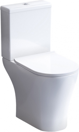 Унитаз-компакт Damixa Sirius DX86C8600SC безободковый, с микролифтом