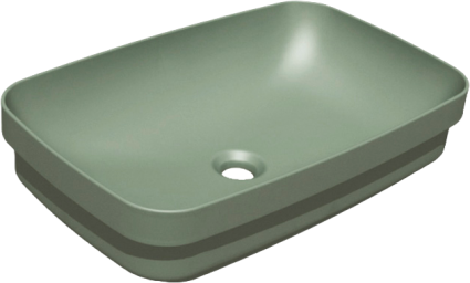 Раковина Kerasan Tribeca 514311 verde muschio