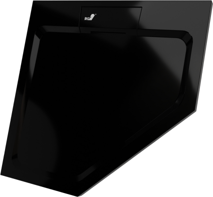 Поддон для душа RGW Stone Tray STA-61B 90х90, черный