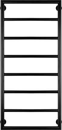 Полотенцесушитель водяной Secado Парма 2 100x50, черный матовый