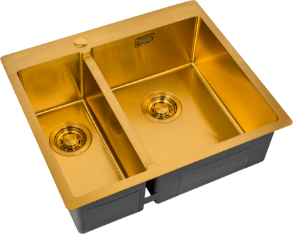 Мойка кухонная Zorg Light ZL R 590-2-510-R BRONZE R, бронза