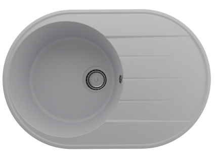 Мойка кухонная Domaci Солерно DN 750-04 платина