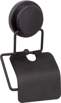 Держатель туалетной бумаги Fixsen Magic Black FX-45010 с крышкой