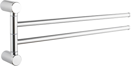 Полотенцедержатель Haiba HB8412 двойной, хром