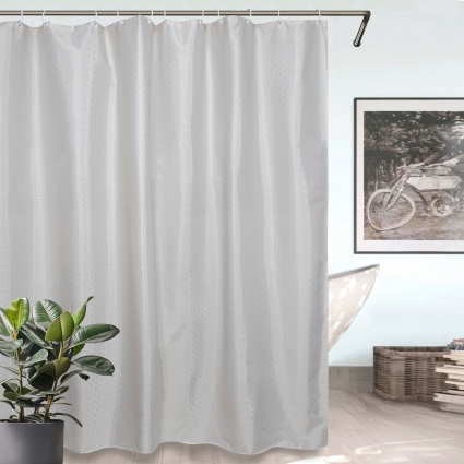 Штора для ванной Bath Plus Charme Red SK-10 180х200, light grey