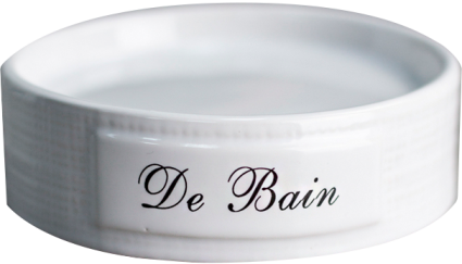 Мыльница Bath Plus Bain Blanc W-CE0986B-SD