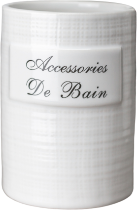 Стакан Bath Plus Bain Blanc W-CE0986B-TB