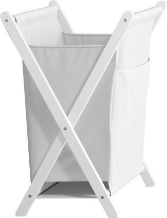 Корзина для белья Wasserkraft Nau WB-773-L белая