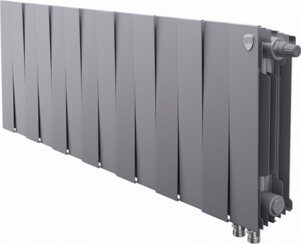 Радиатор биметаллический Royal Thermo Piano Forte 300 VDR silver satin, 14 секций