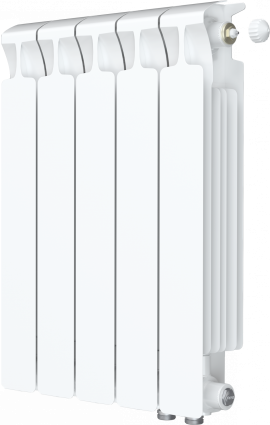 Радиатор биметаллический Rifar Monolit Ventil 500 5 секций, правое подключение
