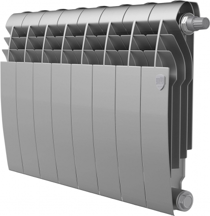 Радиатор биметаллический Royal Thermo Biliner VD 350 silver satin VDR, 10 секций