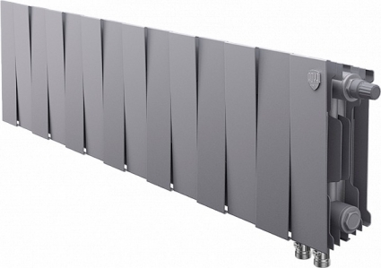 Радиатор биметаллический Royal Thermo Piano Forte 200 VDR silver satin, 14 секций