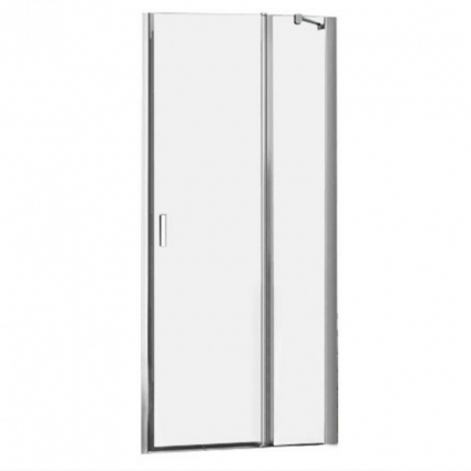 Душевая дверь Roth LEGA LIFT 110х195 профиль хром, стекло прозрачное