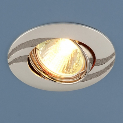 Встраиваемый светильник Elektrostandard 8012 MR16 PS/N перламутровое серебро/никель 4690389067136