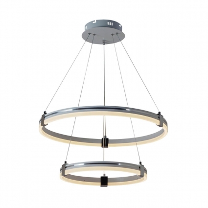 Подвесная светодиодная люстра Profit Light 6043/2 WHT+CHR