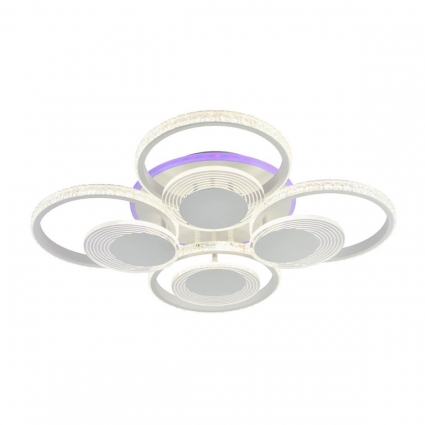 Потолочная светодиодная люстра Profit Light 5883/4+4B WHT