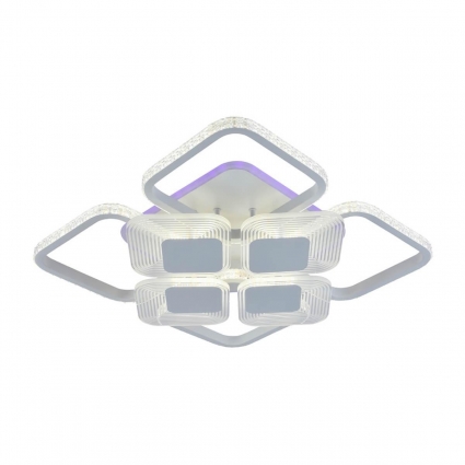 Потолочная светодиодная люстра Profit Light 5886/4+4A WHT