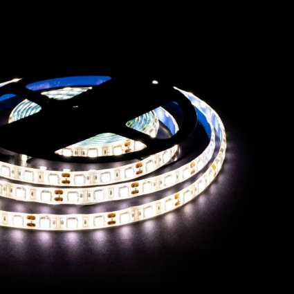 Светодиодная лента OGM 14,4W/m 60LED/m 5050SMD дневной белый 5M LSE-274