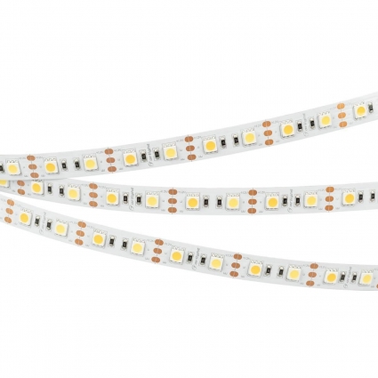 Светодиодная лента Arlight 14,4W/m 60LED/m 5060SMD теплый/холодный белый 5M RT-B60-12mm 12V White-MIX 011093(2)
