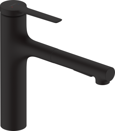 Смеситель для кухни Hansgrohe Zesis M33 74804670 механизм sBox lite, черный матовый