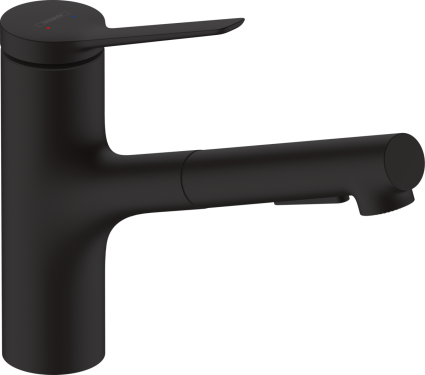 Смеситель для кухни Hansgrohe Zesis M33 74800670 черный матовый