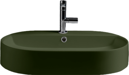 Раковина Kerasan Ciotola 028511*1 verde muschio