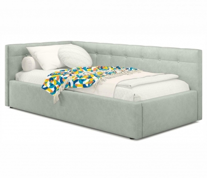 Кровать LASKA Family Bonna 90х200 серого цвета