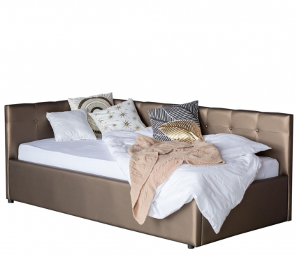 Кровать LASKA Family Bonna 90х200 коричневого цвета