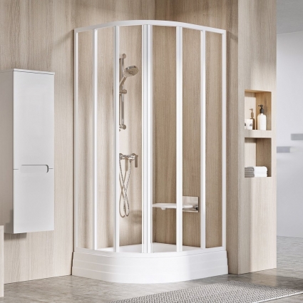 Душевой уголок Ravak Supernova SKKP6-80 195 Transparent, профиль белый