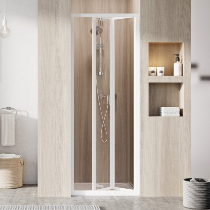 Душевая дверь в нишу Ravak Supernova SDZ2-70 Transparent, 195, профиль белый
