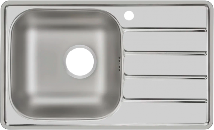 Мойка кухонная Domaci Равенна Rand DGR 780*480 (6) L2TG L