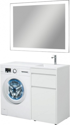 Мебель для ванной Aquanet Токио 48 1 ящик, с бельевой корзиной R