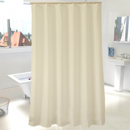 Штора для ванной Carnation Home Fashions Shine Beige 240х200