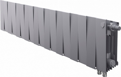 Радиатор биметаллический Royal Thermo Piano Forte 200 VDR silver satin, 18 секций