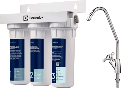 Фильтр Electrolux AquaModule Carbon 2in1 Softening с краном