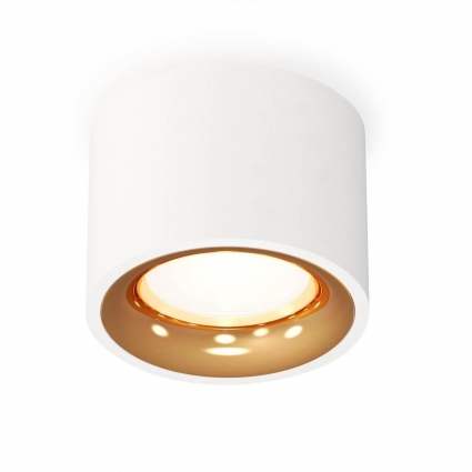 Комплект накладного светильника Ambrella light XS7510024 SWH/PYG белый песок/золото желтое полированное (C7510, N7014)