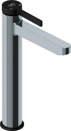 Смеситель для раковины GPD Gildo MSL165-K-S хром, черный