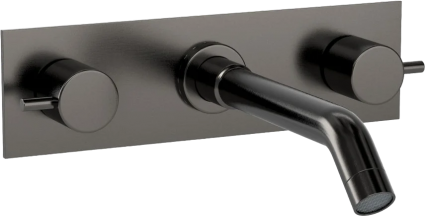 Смеситель для раковины Paini Cox 78PZ207P С ВНУТРЕННЕЙ ЧАСТЬЮ, черный матовый