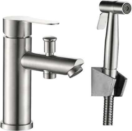 Смеситель для раковины Haiba HB12801 с гигиеническим душем