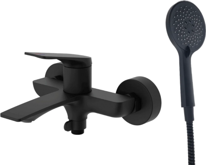 Смеситель для ванны с душем Haiba HB60816-7 черный