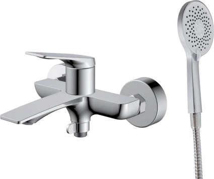 Смеситель для ванны с душем Haiba HB60816 хром