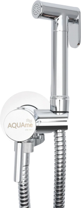 Гигиенический душ AQUAme AQM 6020CR со смесителем, С ВНУТРЕННЕЙ ЧАСТЬЮ, хром