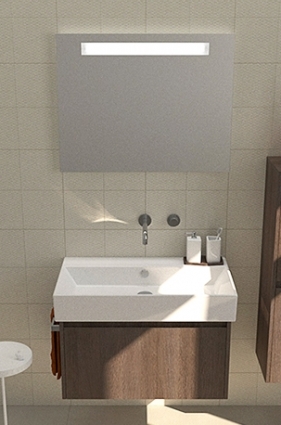 Мебель для ванной Inova Premium 80 транше темный