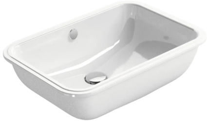Раковина GSI Pura 50x35, встраиваемая снизу